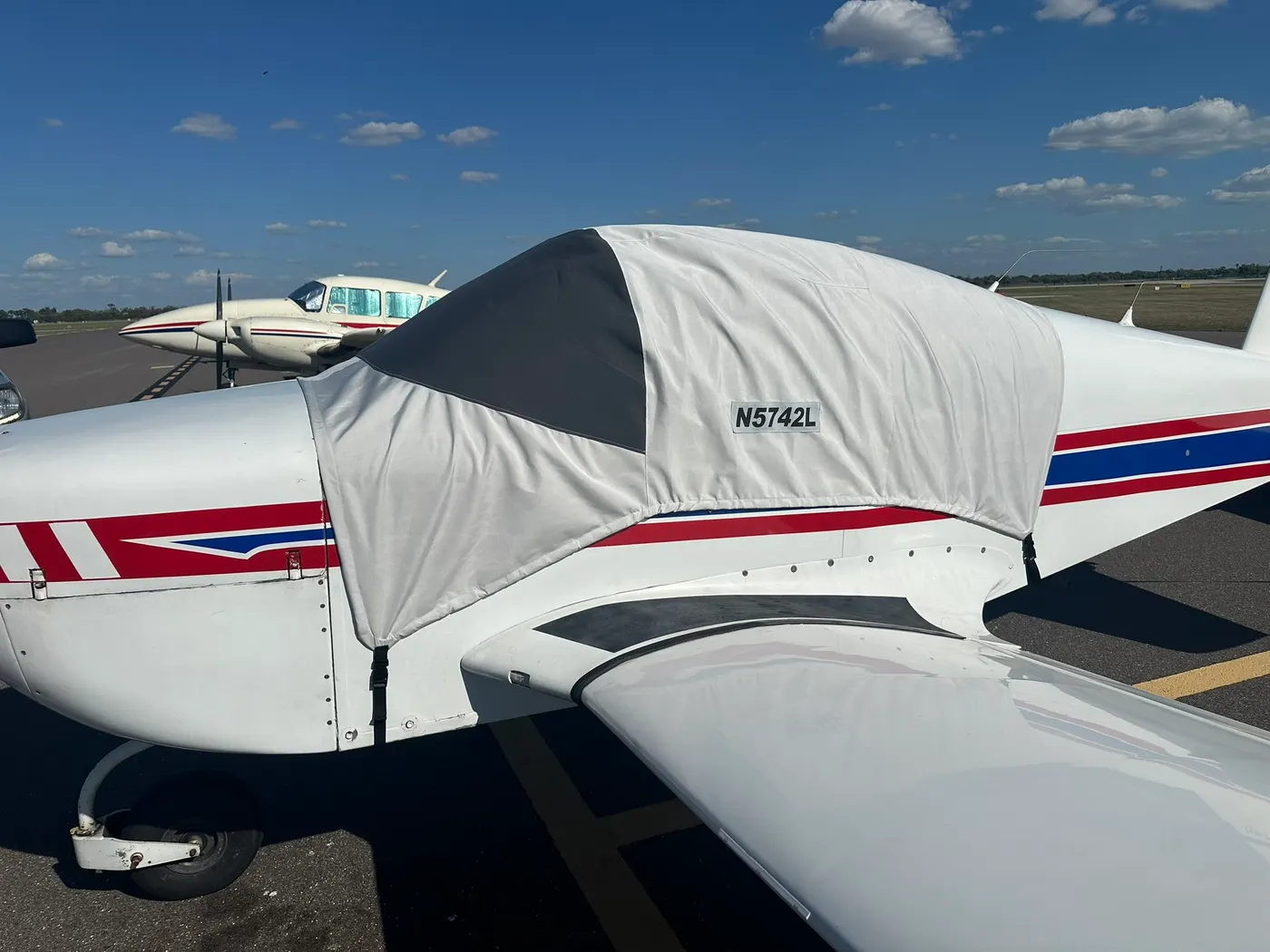 Custom aircraft upholstery by GVO Classic Upholstery in North Port, FL