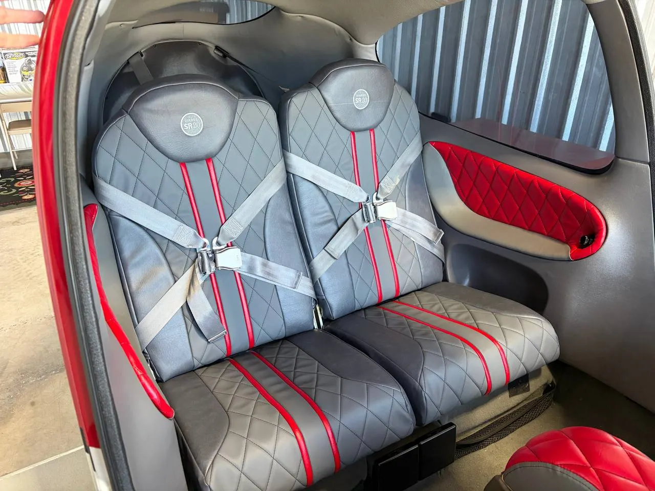 Custom aircraft upholstery by GVO Classic Upholstery in North Port, FL