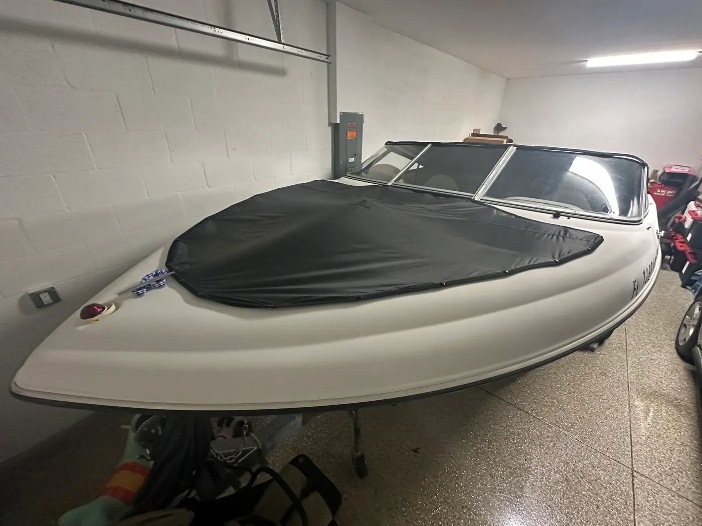 Custom custom boat cover and canvas by GVO Classic Upholstery in North Port, FL