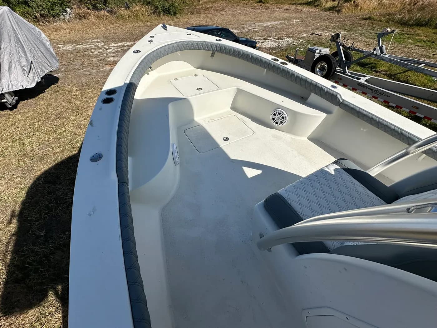 Custom marine upholstery by GVO Classic Upholstery in North Port, FL