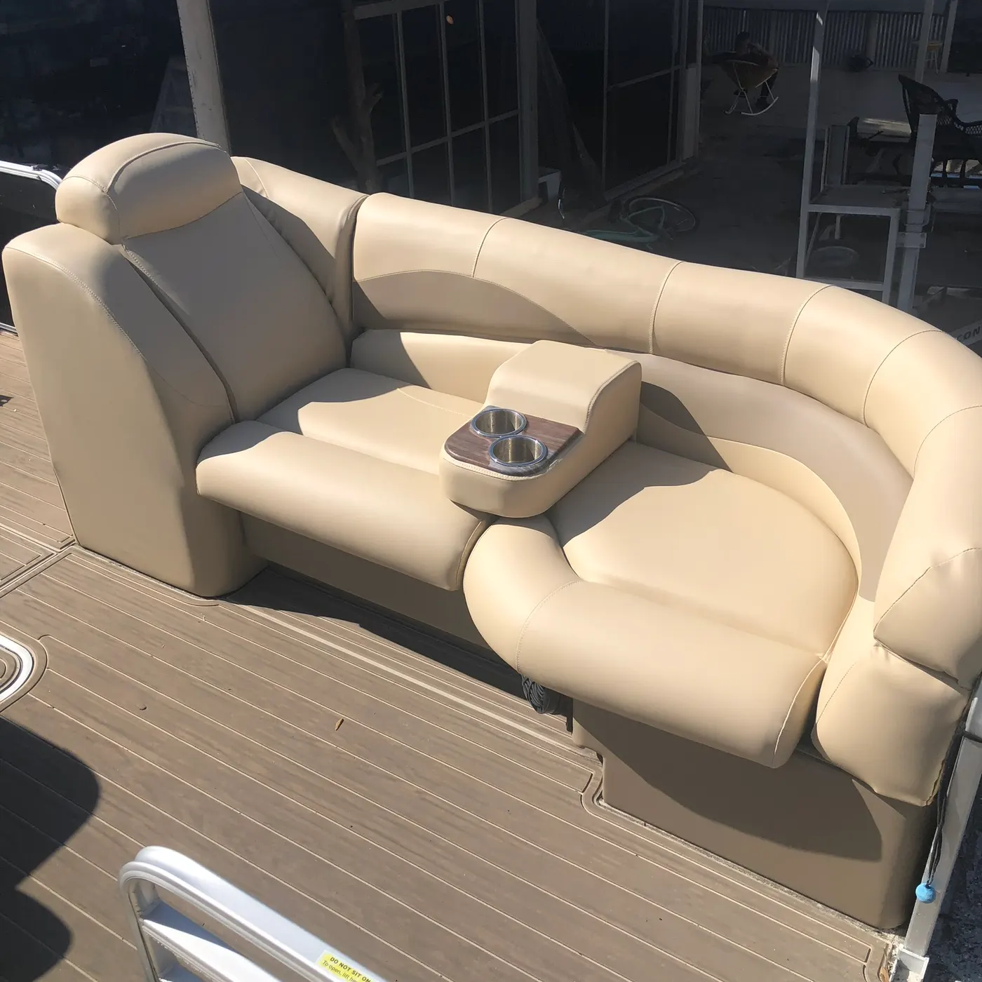 Custom marine upholstery by GVO Classic Upholstery in North Port, FL