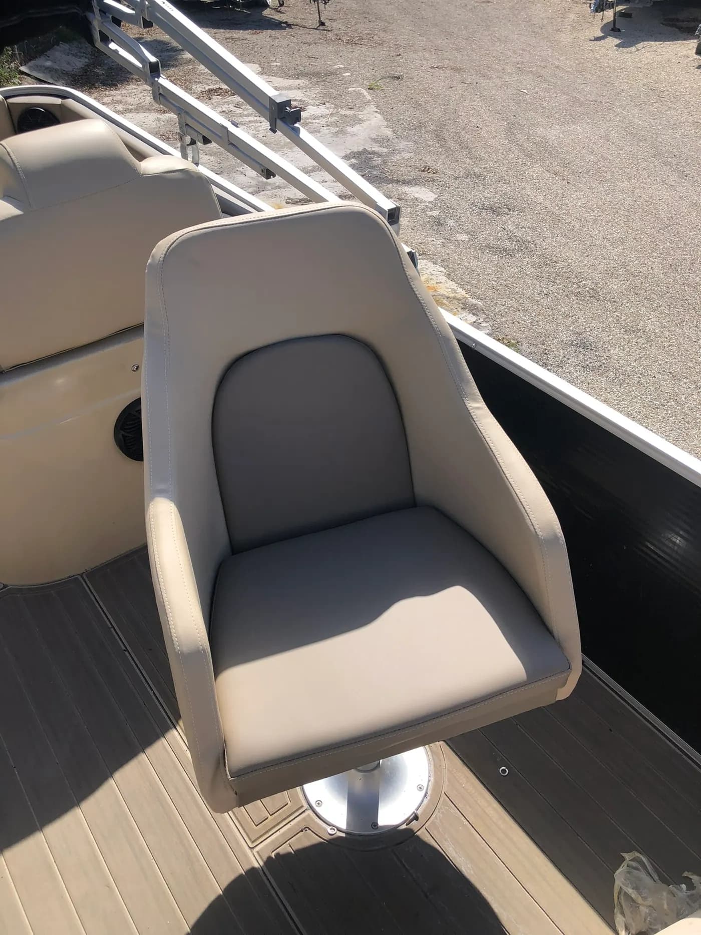 Custom marine upholstery by GVO Classic Upholstery in North Port, FL
