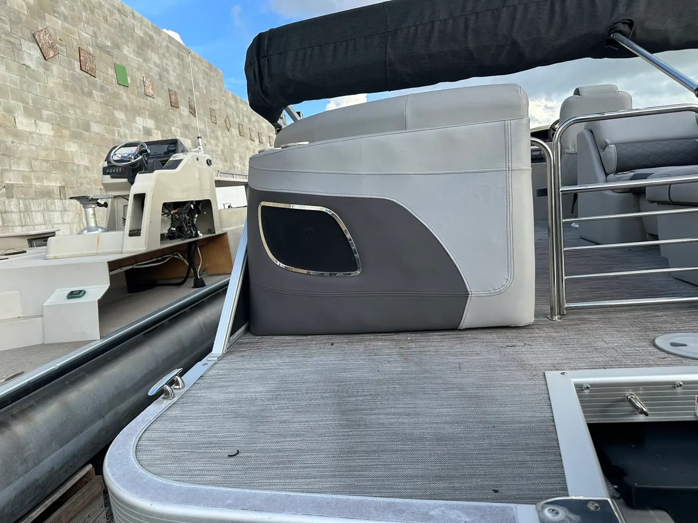 Custom marine upholstery by GVO Classic Upholstery in North Port, FL