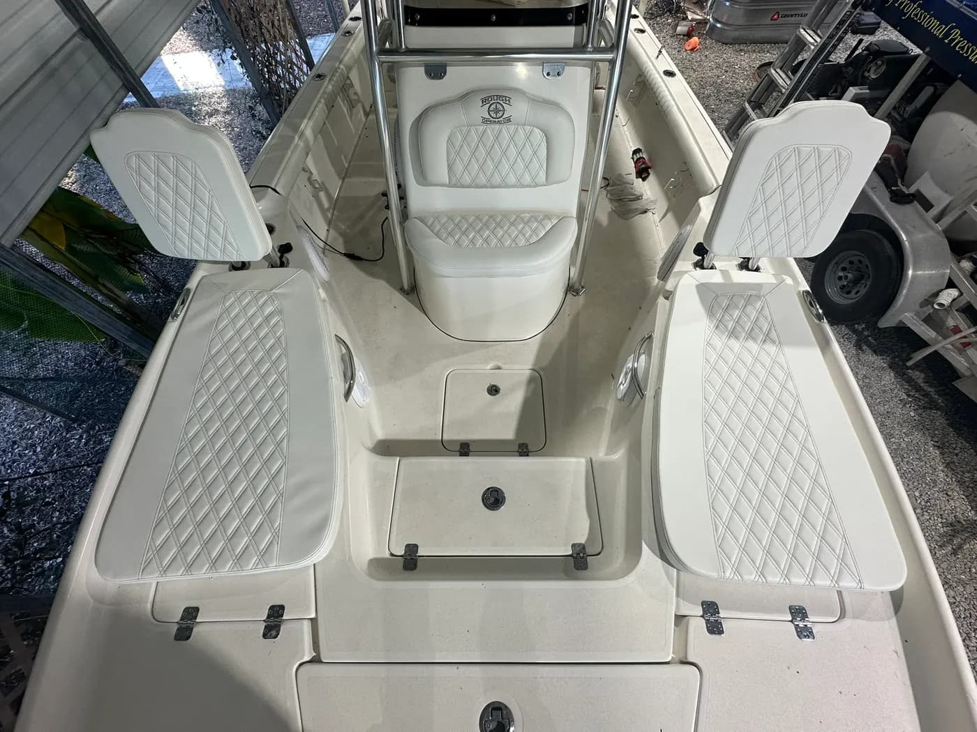 Custom marine upholstery by GVO Classic Upholstery in North Port, FL