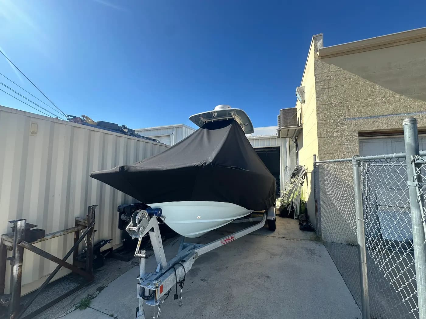 Custom custom boat cover and canvas by GVO Classic Upholstery in North Port, FL