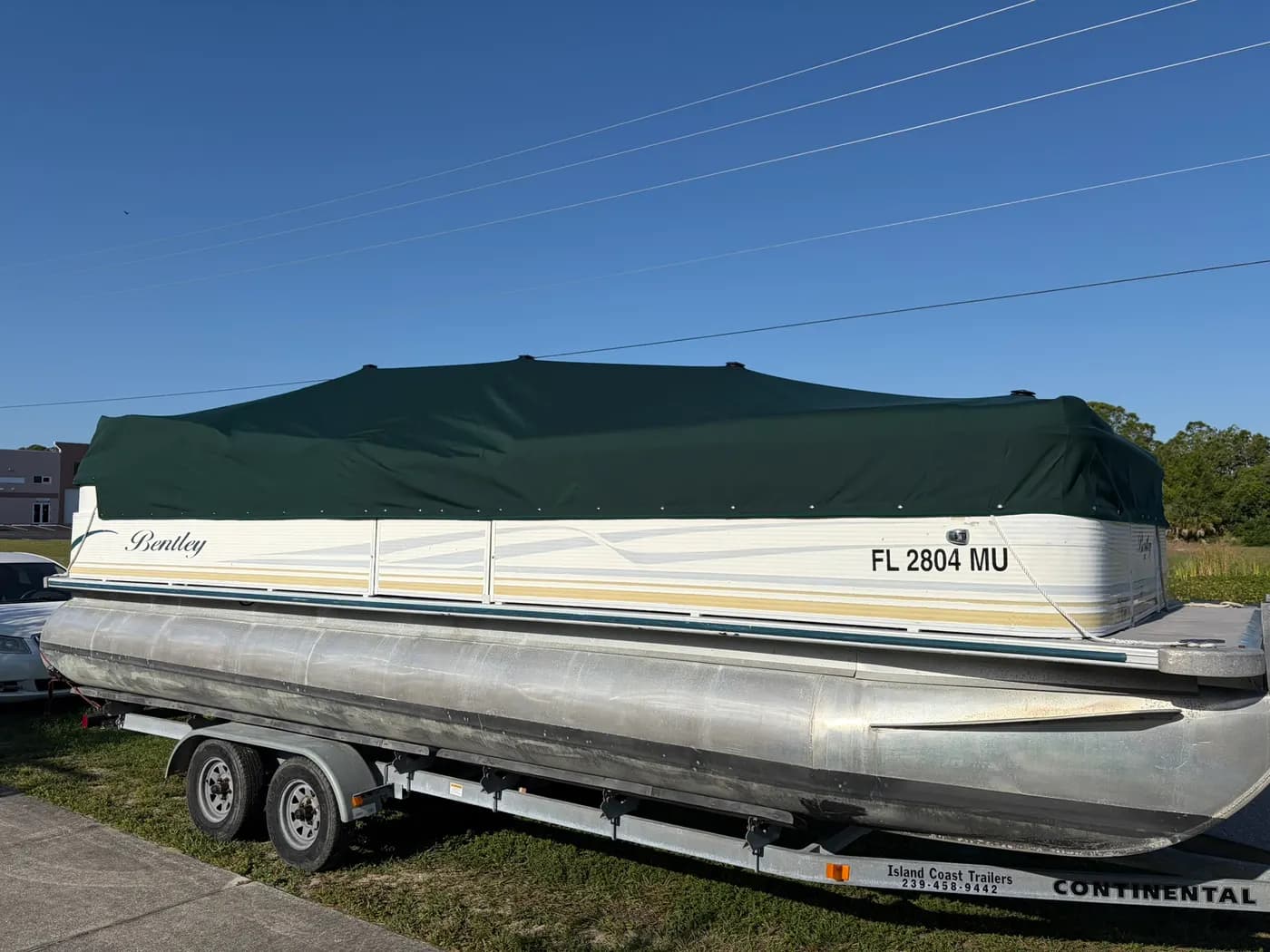 Custom custom boat cover and canvas by GVO Classic Upholstery in North Port, FL