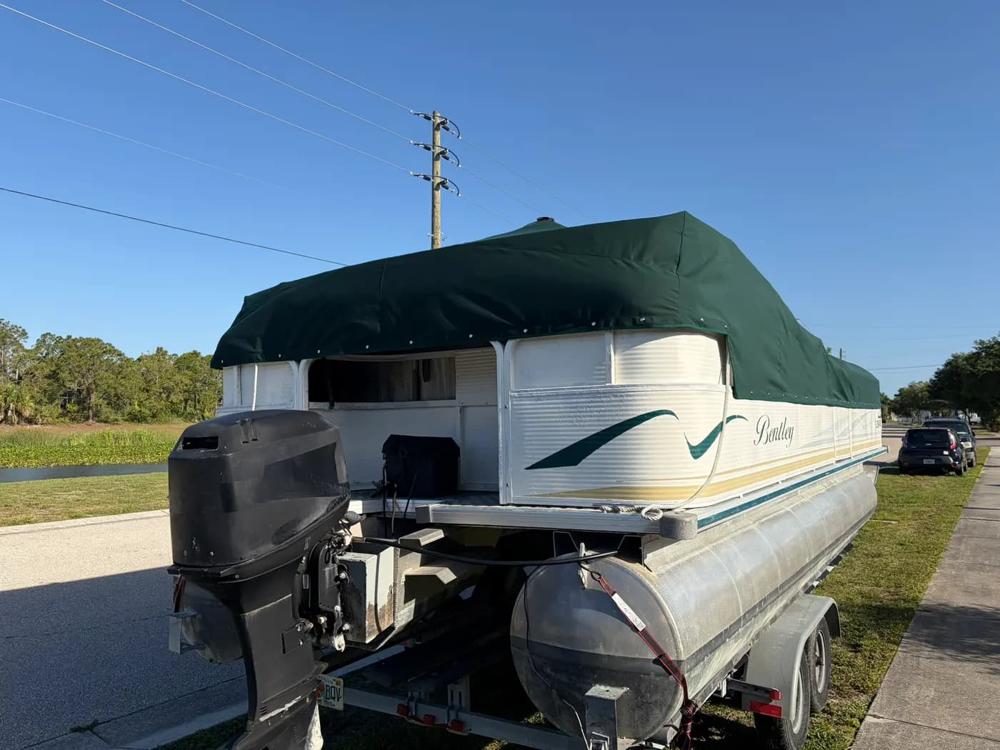 Custom custom boat cover and canvas by GVO Classic Upholstery in North Port, FL