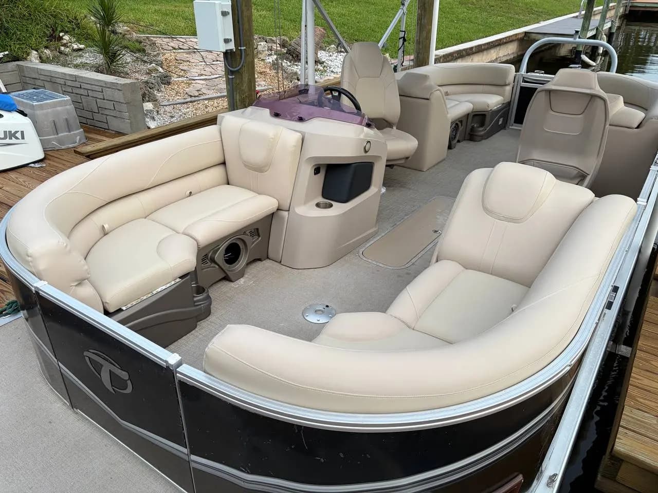 Custom marine upholstery by GVO Classic Upholstery in North Port, FL