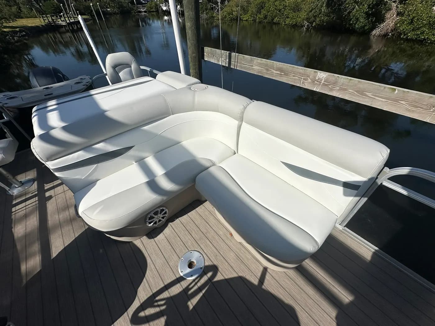 Custom marine upholstery by GVO Classic Upholstery in North Port, FL
