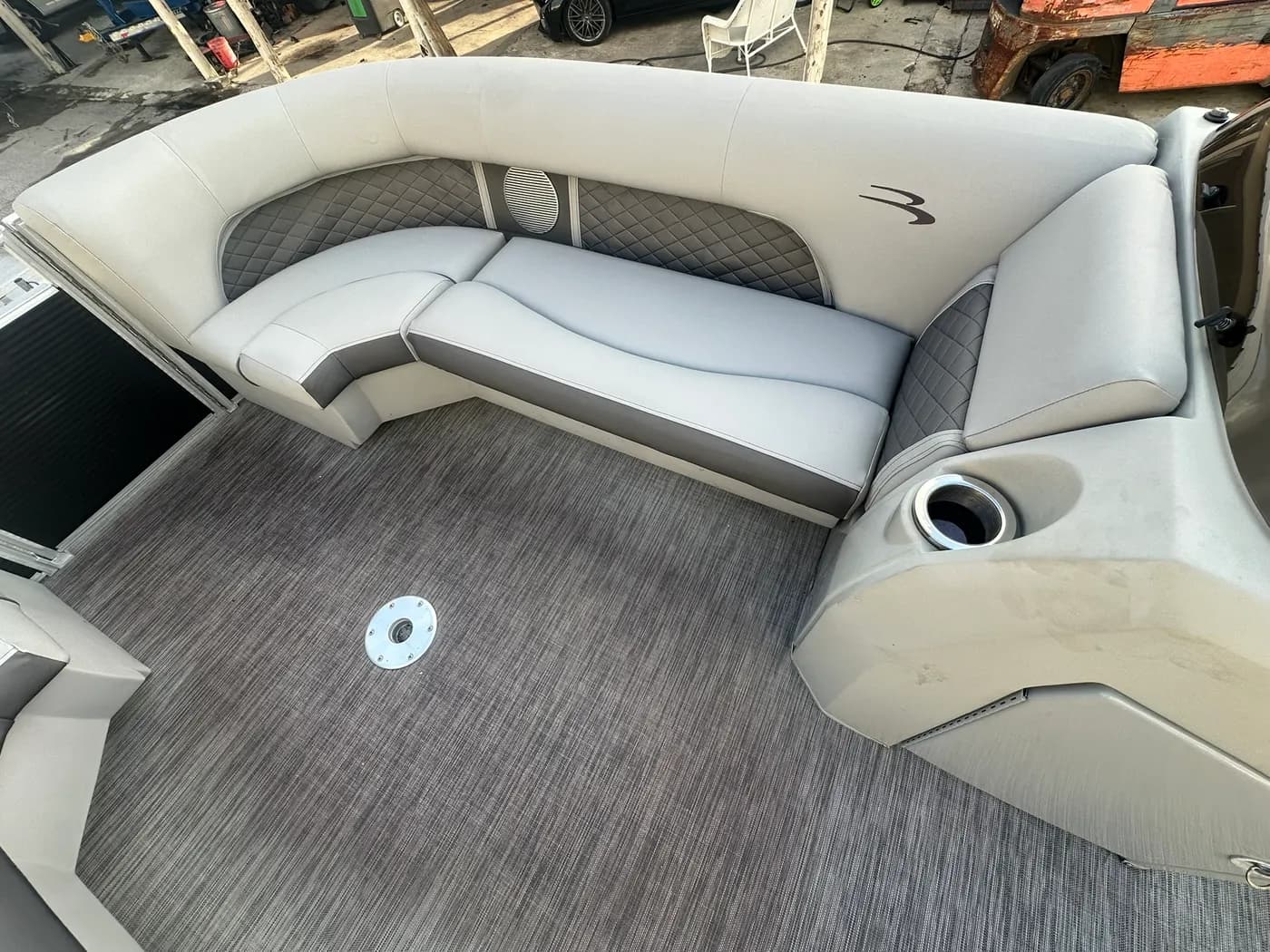 Custom marine upholstery by GVO Classic Upholstery in North Port, FL
