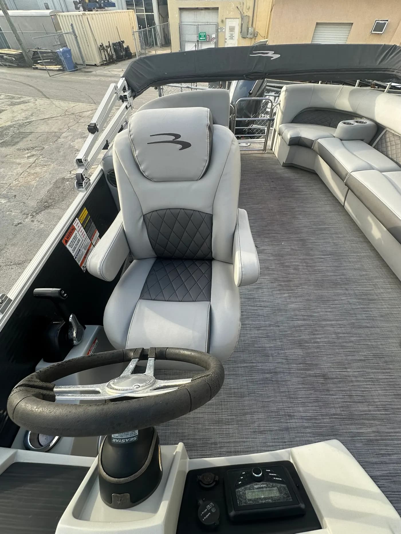 Custom marine upholstery by GVO Classic Upholstery in North Port, FL