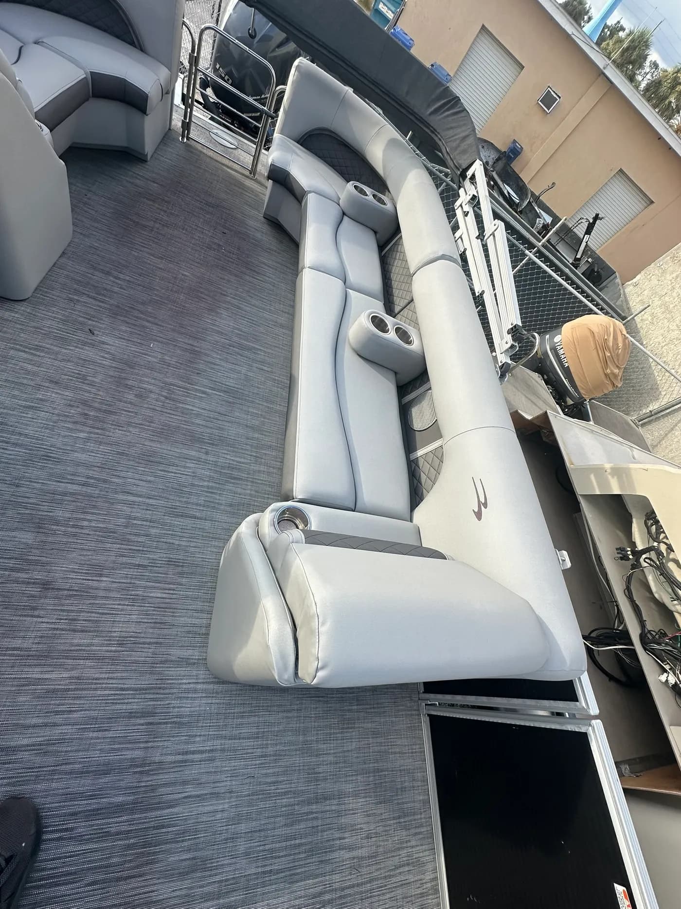 Custom marine upholstery by GVO Classic Upholstery in North Port, FL