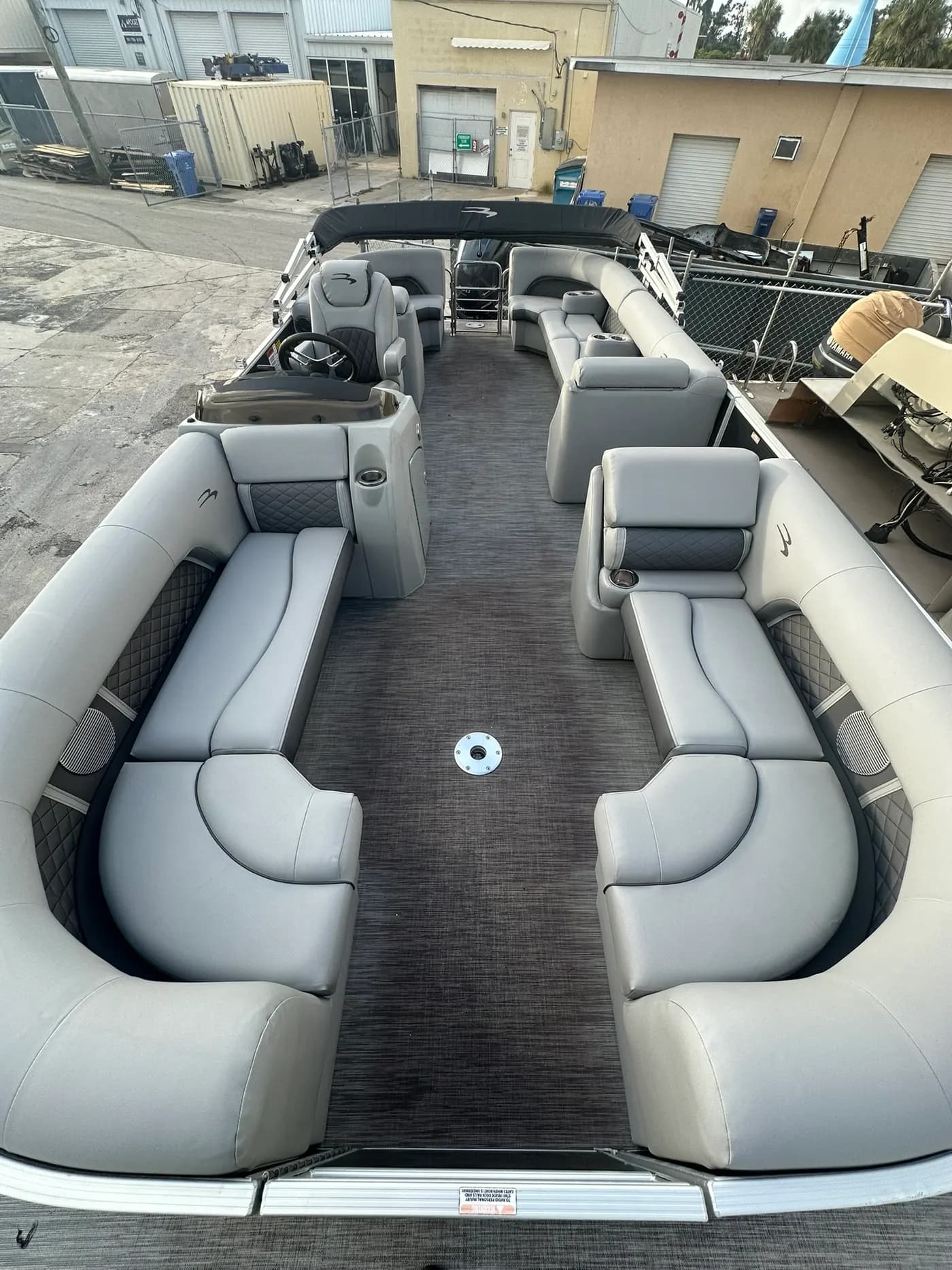 Custom marine upholstery by GVO Classic Upholstery in North Port, FL