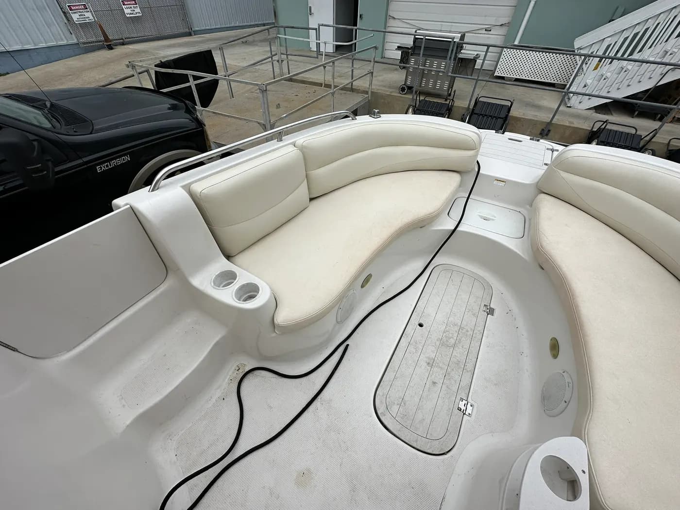 Custom marine upholstery by GVO Classic Upholstery in North Port, FL